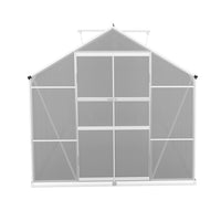 Greenfingers Greenhouse 5.1x2.5x2.26M Double Doors Aluminium Green House Garden Shed - ElectronX Plus