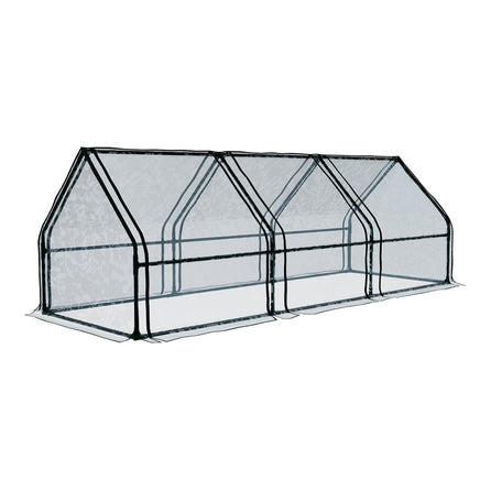 Greenfingers Greenhouse 2.7x0.9x0.9M Mini Green House Raised Garden Bed Planter Box - ElectronX Plus