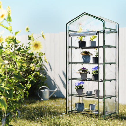 Greenfingers Mini Greenhouse Garden Shed Green House Tunnel Plant Storage Flower 189cm - ElectronX Plus