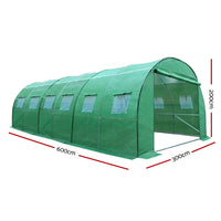 Greenfingers Greenhouse 6x3x2M Walk in Green House Tunnel Plant Garden Shed Dome - ElectronX Plus