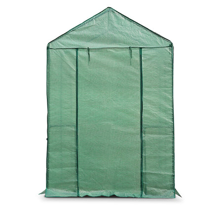 Greenfingers Greenhouse 1.2x1.9x1.9M Walk in Green House Tunnel Plant Garden Shed 4 Shelves - ElectronX Plus