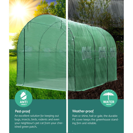 Greenfingers Greenhouse Garden Shed Green House 3X2X2M Greenhouses Storage Lawn - ElectronX Plus