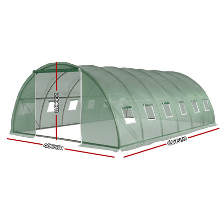 Greenfingers Greenhouse 6x4x2M Walk in Green House Tunnel Plant Garden Shed Dome - ElectronX Plus