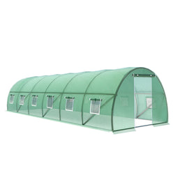 Greenfingers Greenhouse Walk in Green House Tunnel Plant Garden Shed Dome 9x3x2M - ElectronX Plus