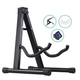 Alpha Guitar Stand Folding Portable Floor Rack Holder - ElectronX Plus