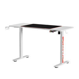 Artiss Standing Desk Motorised Gaming Desks White 140CM - ElectronX Plus