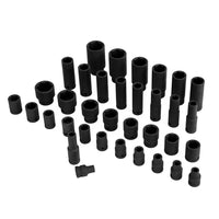 Giantz 35pcs 1/2" Drive Impact Socket Set Metric 8-32mm with Case - ElectronX Plus