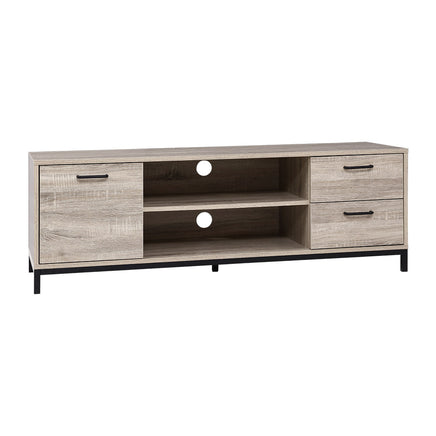 Artiss TV Cabinet Entertainment Unit 132cm Pine Tania - ElectronX Plus