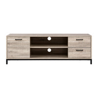 Artiss TV Cabinet Entertainment Unit 132cm Pine Tania - ElectronX Plus