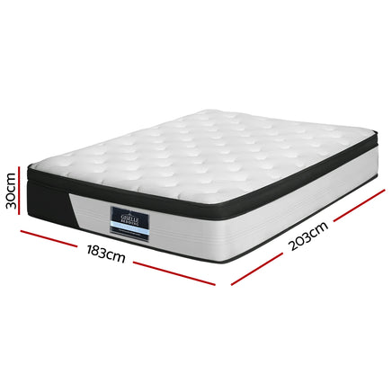 Giselle Bedding 30cm Mattress Euro Top King - ElectronX Plus