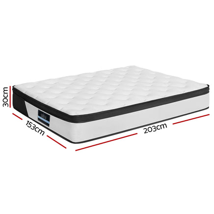 Giselle Bedding 30cm Mattress Euro Top Queen - ElectronX Plus