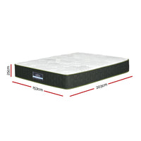 Giselle Bedding 25cm Mattress Green Tea Foam Queen - ElectronX Plus