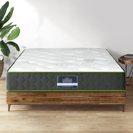 Giselle Bedding 25cm Mattress Green Tea Foam Single - ElectronX Plus