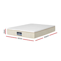 Giselle Bedding 27cm Mattress Double-sided Flippable Layer King Single - ElectronX Plus