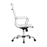 Artiss Office Chair PU Leather High Back White - ElectronX Plus