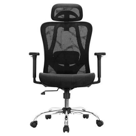 Artiss Ergonomic Office Chair Recline Black - ElectronX Plus