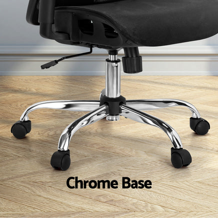 Artiss Ergonomic Office Chair Recline Black - ElectronX Plus