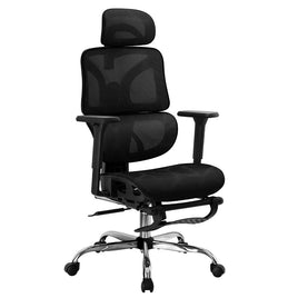 Artiss Ergonomic Office Chair Footrest Black - ElectronX Plus