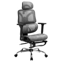 Artiss Ergonomic Office Chair Footrest Grey - ElectronX Plus