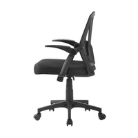 Artiss Mesh Office Chair Mid Back Black - ElectronX Plus