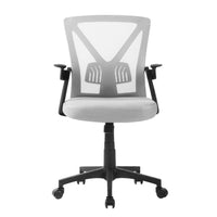 Artiss Mesh Office Chair Mid Back Grey - ElectronX Plus