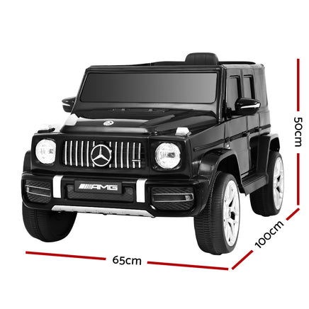 Kids Electric Ride On Car Mercedes-Benz Licensed AMG G63 Toy Cars 12V Black - ElectronX Plus