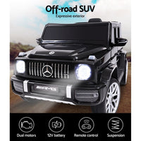 Kids Electric Ride On Car Mercedes-Benz Licensed AMG G63 Toy Cars 12V Black - ElectronX Plus