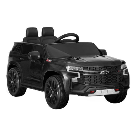 Kids Ride On Car Licensed Chevrolet Tahoe Electric Toys Horn Remote 12V Black - ElectronX Plus