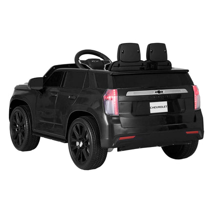 Kids Ride On Car Licensed Chevrolet Tahoe Electric Toys Horn Remote 12V Black - ElectronX Plus