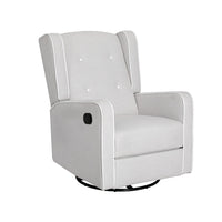 Artiss Recliner Armchair 360° Swivel Grey Fabric - ElectronX Plus