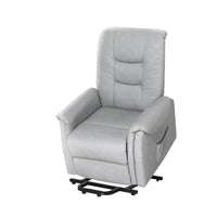 Artiss Recliner Chair Lift Assist Chair Grey Leather - ElectronX Plus