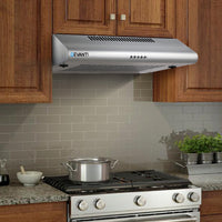 Devanti 600mm Range Hood 60cm Rangehood Stainless Steel - ElectronX Plus