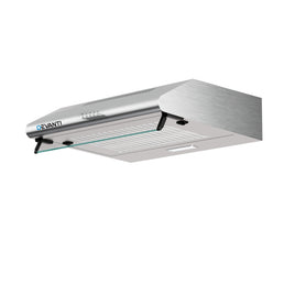 Devanti 600mm Range Hood 60cm Rangehood Kitchen Canopy LED Light Stainless Steel - ElectronX Plus