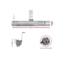 Devanti Electric Strip Heater Infrared Radiant Heaters 2000W - ElectronX Plus