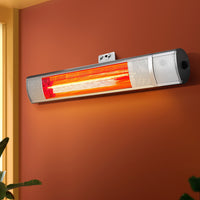 Devanti Electric Strip Heater Infrared Radiant Heaters 2000W - ElectronX Plus