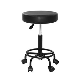 Artiss Salon Stool Round Swivel Chair - ElectronX Plus