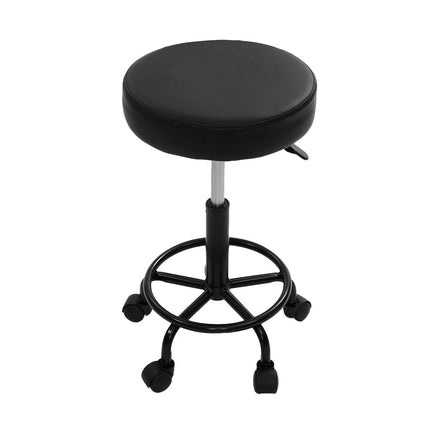 Artiss Salon Stool Round Swivel Chair - ElectronX Plus