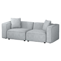 Artiss Modular Sofa Chaise Set 2-Seater Grey - ElectronX Plus