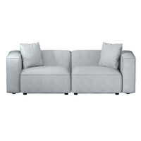 Artiss Modular Sofa Chaise Set 2-Seater Grey - ElectronX Plus