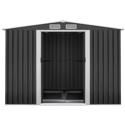 Giantz Garden Shed 2.6x3.9M w/Metal Base Sheds Outdoor Storage Workshop Tool Shelter Sliding Door - ElectronX Plus