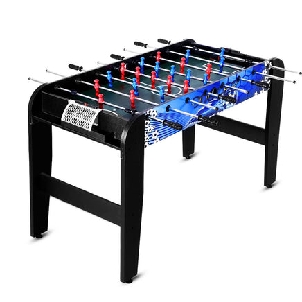 4FT Soccer Table Foosball Football Game Home Family Party Gift Playroom Blue - ElectronX Plus