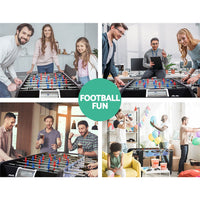 4FT Soccer Table Foosball Football Game Home Family Party Gift Playroom Blue - ElectronX Plus