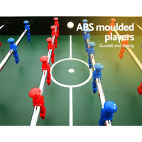 4FT Soccer Table Foosball Football Game Home Family Party Gift Playroom Blue - ElectronX Plus