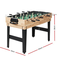 10-in-1 Games Table Soccer Foosball Pool Table Tennis Air Hockey Chess Cards - ElectronX Plus