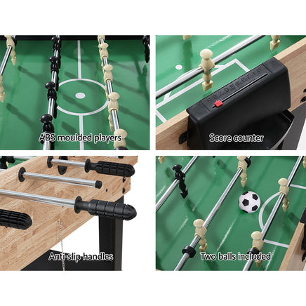 10-in-1 Games Table Soccer Foosball Pool Table Tennis Air Hockey Chess Cards - ElectronX Plus