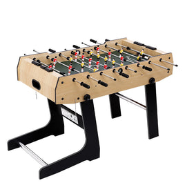 4FT Soccer Table Foosball Football Game Home Family Party Gift Playroom Foldable - ElectronX Plus