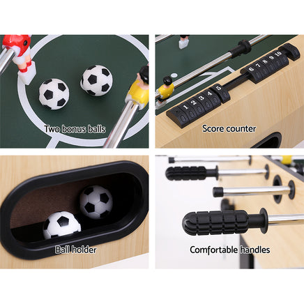 4FT Soccer Table Foosball Football Game Home Family Party Gift Playroom Foldable - ElectronX Plus