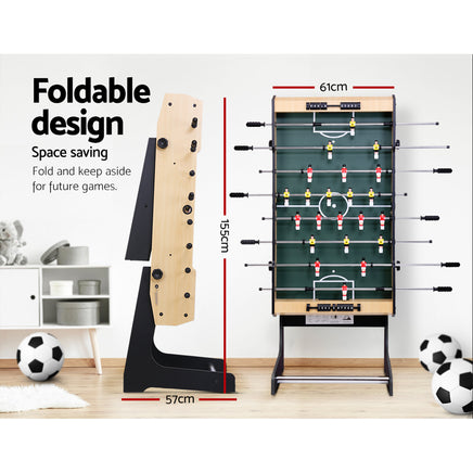 4FT Soccer Table Foosball Football Game Home Family Party Gift Playroom Foldable - ElectronX Plus