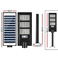 Leier 240 LED Solar Street Light Flood Motion Sensor Remote - ElectronX Plus