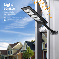 Leier 320 LED Solar Street Light Flood Motion Sensor Remote - ElectronX Plus